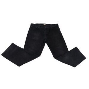 Dockers Mens Black Straight Fit Corduroy Pants 38x29 Cotton Blend Stretch